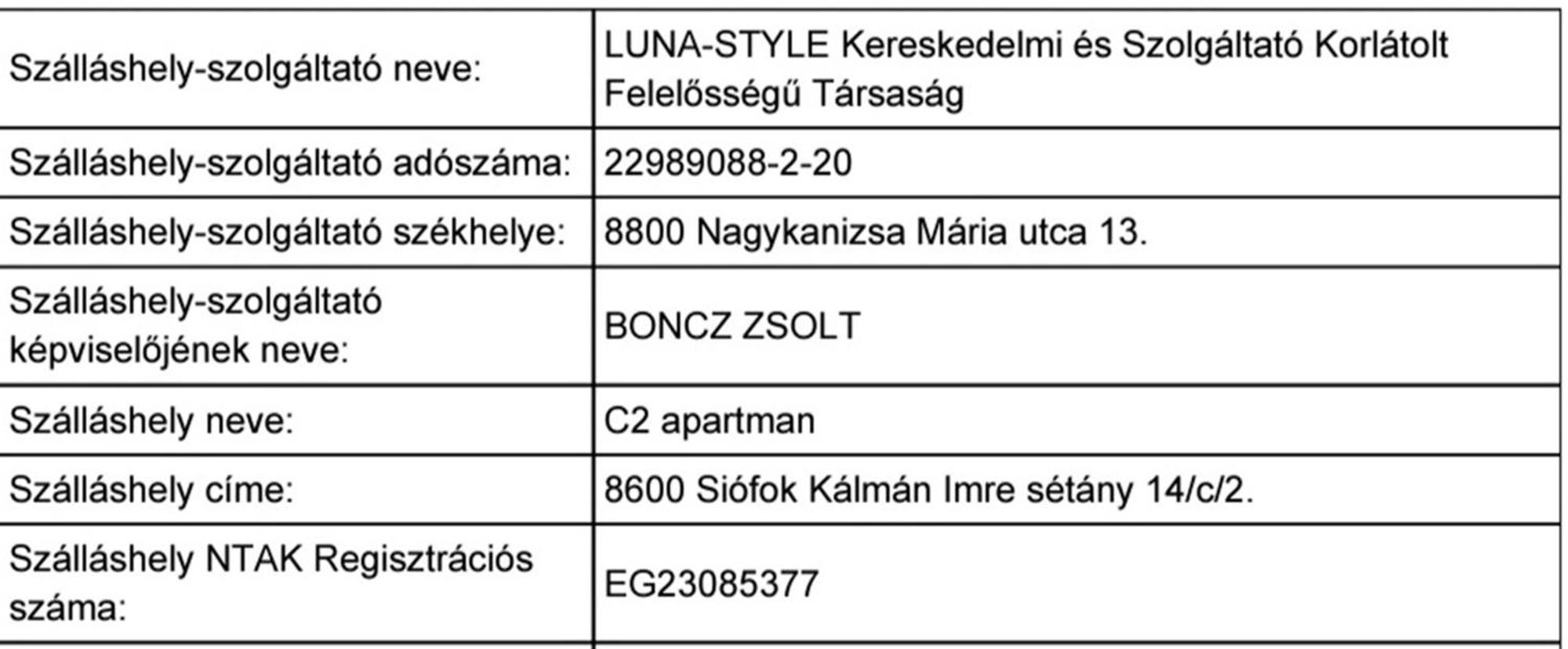 C2 Apartman Siófok Exterior foto